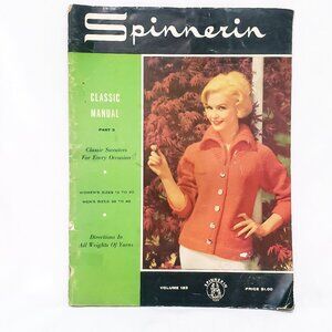 Spinnerin Sweater Classic Manual Part 3 Vol 153 Women size 12-20 Men size 36-46